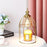 Scented Candle Warmer Dimmable Night Lamp Timing Function Jar Candles Melting Table Light, EU Plug - Gold - 3