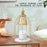 Scented Candle Warmer Dimmable Night Lamp Timing Function Jar Candles Melting Table Light, EU Plug - Gold - 4