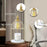 Scented Candle Warmer Dimmable Night Lamp Timing Function Jar Candles Melting Table Light, EU Plug - Gold - 7
