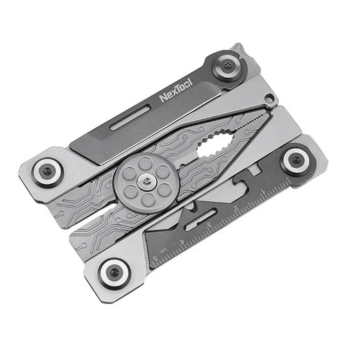 XIAOMIYOUPIN NEXTOOL NE20182 Silver Blade EDC Tool Outdoor 14-in-1 420J2 Stainless Steel Multifunction Tool - 1