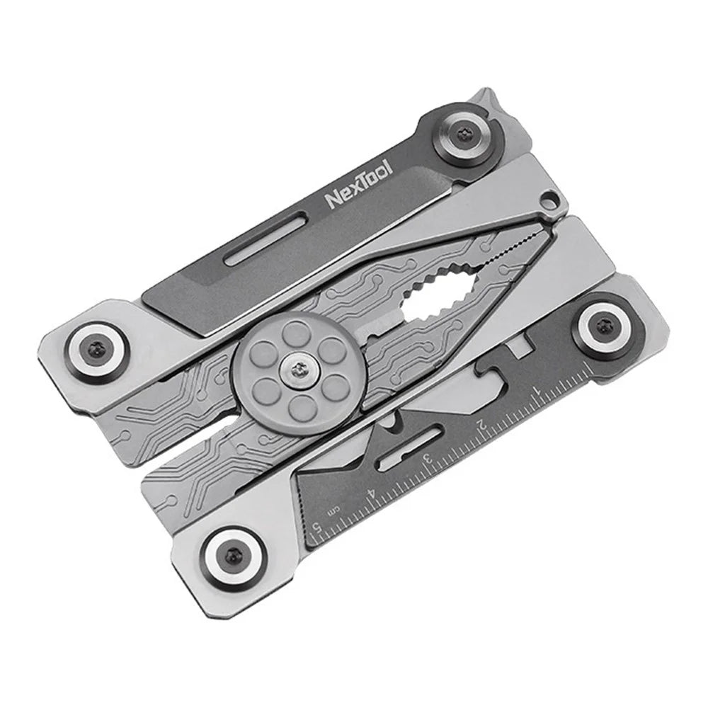 XIAOMIYOUPIN NEXTOOL NE20182 Silver Blade EDC Tool Outdoor 14-in-1 420J2 Stainless Steel Multifunction Tool - 1