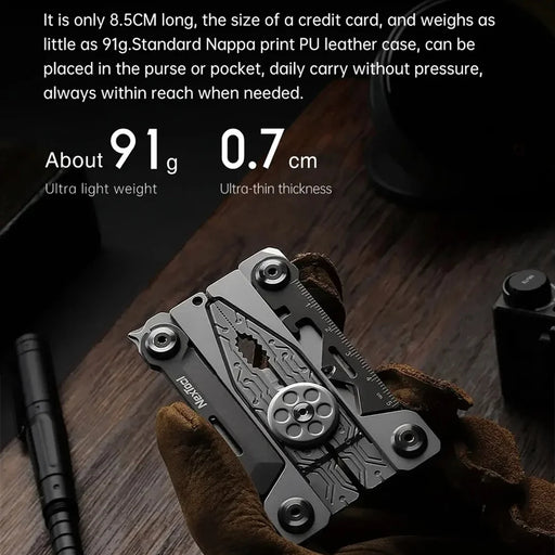 XIAOMIYOUPIN NEXTOOL NE20182 Silver Blade EDC Tool Outdoor 14-in-1 420J2 Stainless Steel Multifunction Tool - 2