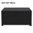 242x162x100cm Waterproof 420D Oxford Cloth Dust Cover Anti-UV Outdoor Garden Furniture Cover - Black - 1