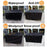242x162x100cm Waterproof 420D Oxford Cloth Dust Cover Anti-UV Outdoor Garden Furniture Cover - Black - 4