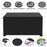 213x132x74cm Waterproof 420D Oxford Cloth Dust Cover Anti-UV Outdoor Garden Furniture Cover - Black - 2