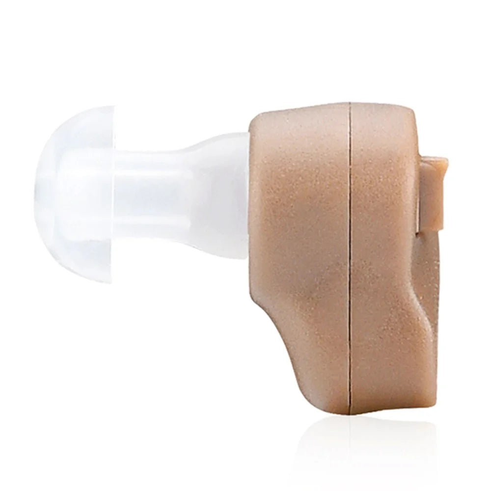 GE-88 Mini Hearing Aid for Elderly Sound Amplifier Portable Audiphones Lightweight Hearing Aid with Volume Adjustable Knob - 2
