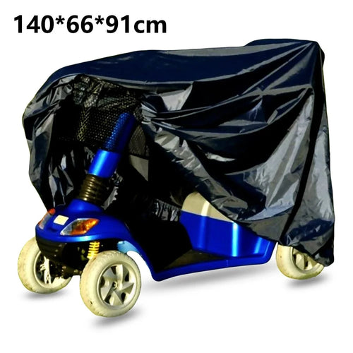 140x66x91cm Electric Scooter Protective Sleeve Anti-UV 210D Oxford Cloth Foldable Dust Cover - 1