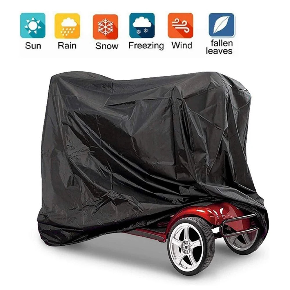 140x66x91cm Electric Scooter Protective Sleeve Anti-UV 210D Oxford Cloth Foldable Dust Cover - 3
