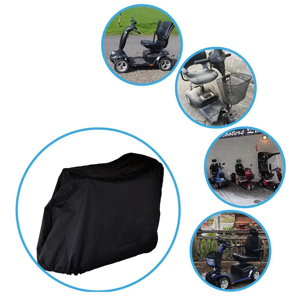 140x66x91cm Electric Scooter Protective Sleeve Anti-UV 210D Oxford Cloth Foldable Dust Cover - 5