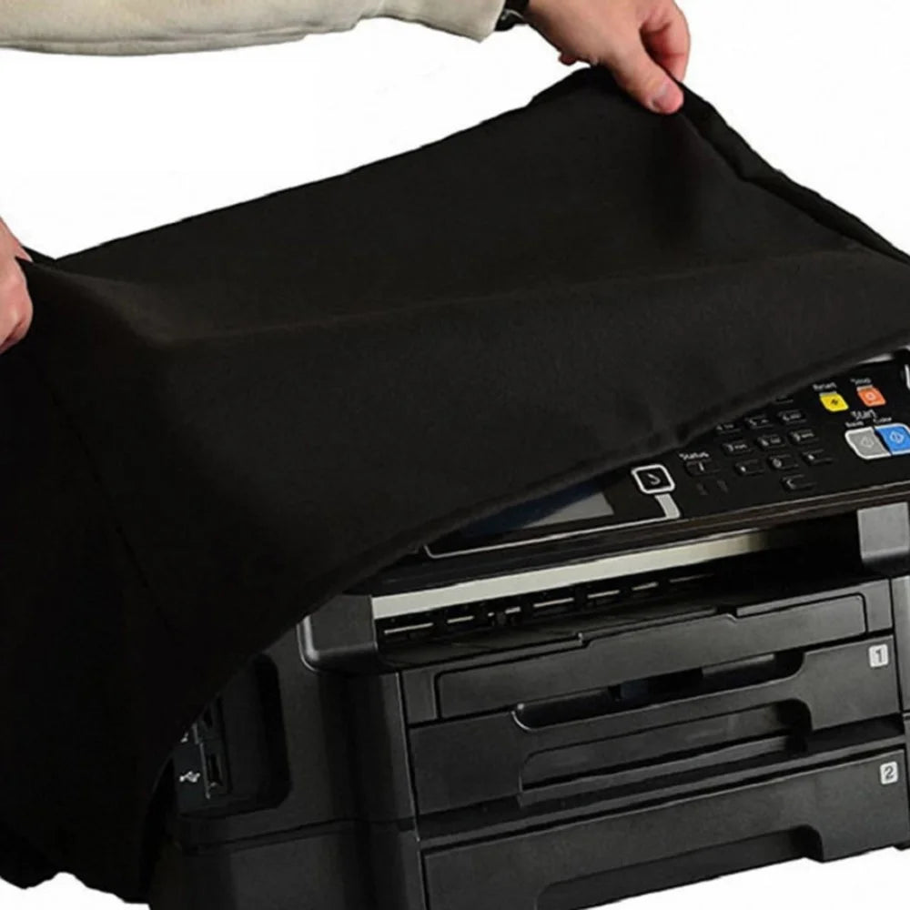 43x43x32cm Waterproof 210D Oxford Cloth Dust Cover Anti-UV Protector Cover for Printer - Black - 3