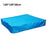 120x120x20cm 210D Oxford Cloth Sandpit Cover Square Pool Cover with Drawstring Sandbox Cover - Blue - 1