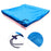 120x120x20cm 210D Oxford Cloth Sandpit Cover Square Pool Cover with Drawstring Sandbox Cover - Blue - 3