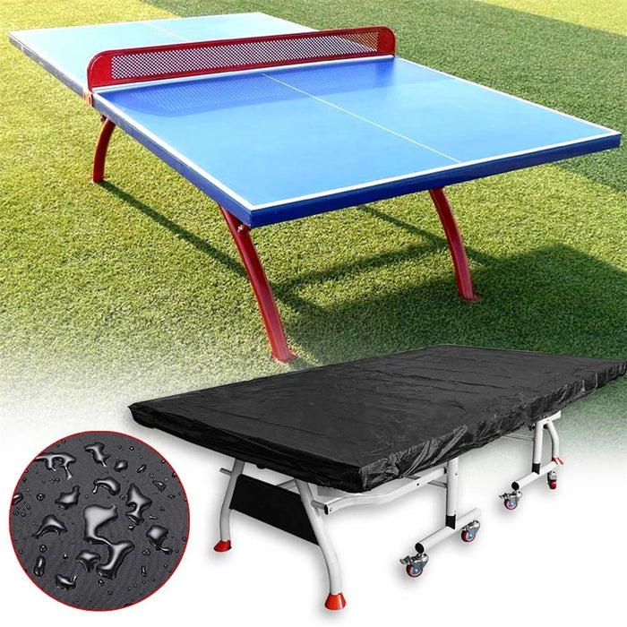 210D Oxford Cloth Ping Pong Table Cover Waterproof Table Tennis Table Protective Cover, 280x150x5cm - 4