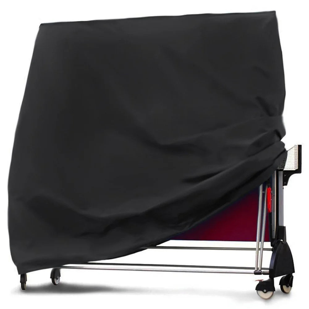 210D Oxford Cloth Table Tennis Table Cover Waterproof Ping Pong Table Cover for Outdoor and Indoor, 165x70x185cm - 1