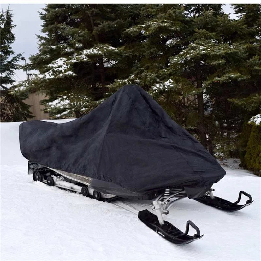 330x130x121cm Waterproof 210D Oxford Cloth Outdoor Sportsman Snowmobile Cover with Elastic Band - 3