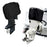 100-150HP 210D Oxford Cloth Yacht Half Outboard Motor Engine Dust Cover Marine Engine Protector, 74x45x58cm - Black - 2