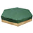 230x200x20cm 210D Oxford Cloth Sandpit Cover Hexagonal Pool Cover with Drawstring Sandbox Cover - 1