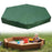 140x110x20cm 210D Oxford Cloth Sandpit Cover Hexagonal Pool Cover with Drawstring Sandbox Cover - 4