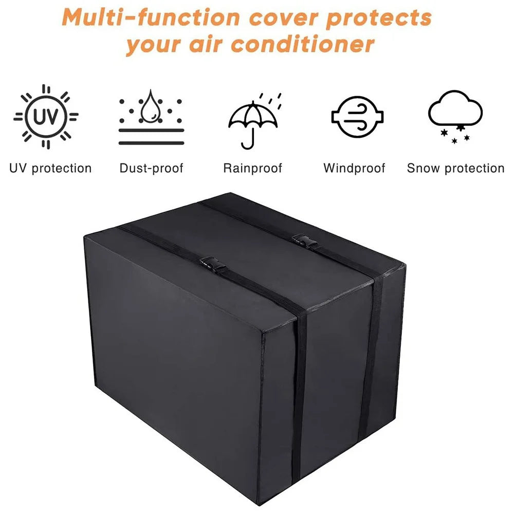 70x57.2x47cm 600D Oxford Cloth Air Conditioner Cover Outside Window AC Unit Protective Cover - 2