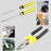 9Pcs / Set Utility Knife Measuring Tape Wire Cutter Screwdriver Car Home Repair Tool Box - 5