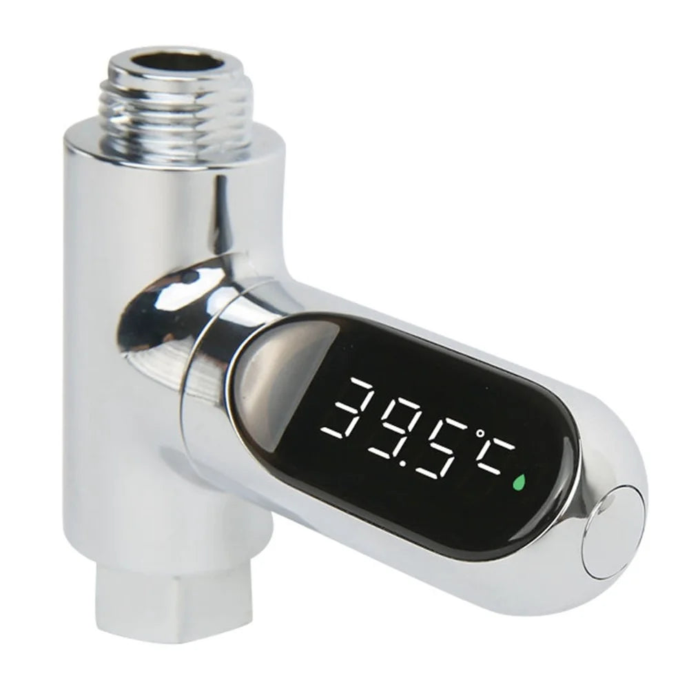 Faucet Shower Thermometer Baby Bath Water Temperature Monitor 360 Degree Rotate Fahrenheit/Celsius Thermometer - 2