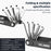 YELANGU LW-A02 10-in-1 Aluminum Alloy + Steel Multi-Function Wrenches Portable Repairing Tool - 5