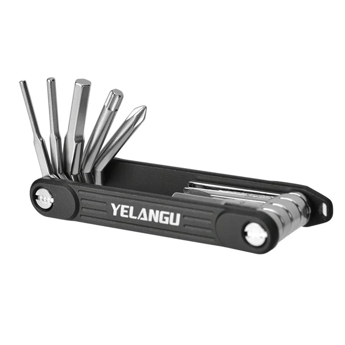 YELANGU LW-A02 10-in-1 Aluminum Alloy + Steel Multi-Function Wrenches Portable Repairing Tool - 6