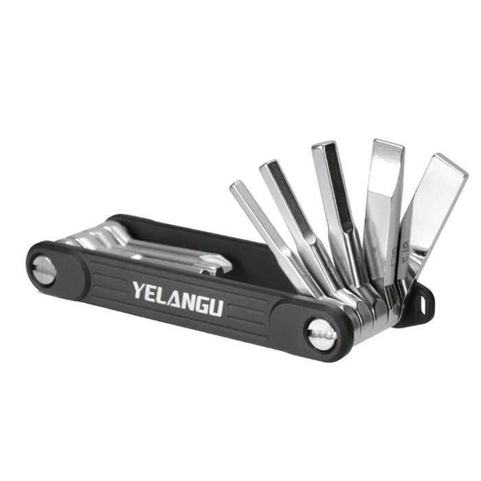 YELANGU LW-A02 10-in-1 Aluminum Alloy + Steel Multi-Function Wrenches Portable Repairing Tool - 7