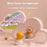 DIY Handmade Cloud Tulip Night Light Mirror Atmosphere Light Desktop Ornament, Battery Operated - Pink - 3