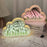 DIY Handmade Cloud Tulip Night Light Mirror Atmosphere Light Desktop Ornament, Battery Operated - Pink - 7