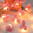 2m 20 LED Cute Rabbit String Lights Gift Cotton Fairy Lights Battery Operated - Warm White Light - 2