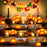 3m 20 LED Dahlia Fairy Lights Battery Operated String Lights Halloween Gift Cemetery Decor - 6