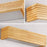 55cm LED Solid Wood Wall Light Bedroom Bedside Bathroom Corridor Wall Lamp, Warm Light - 3