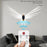Bald Eagle Projector Lamp Remote Control LED Night Light with Timer Bedroom Decor - 6