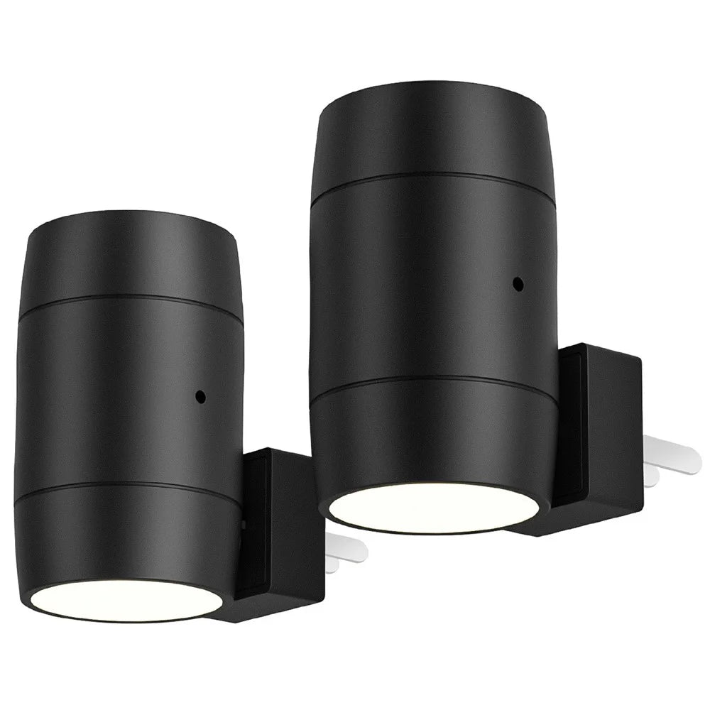 2Pcs Brightness Adjustable Light Sensing Rotatable Lamp Home Bedroom Night Light - EU Plug - 1