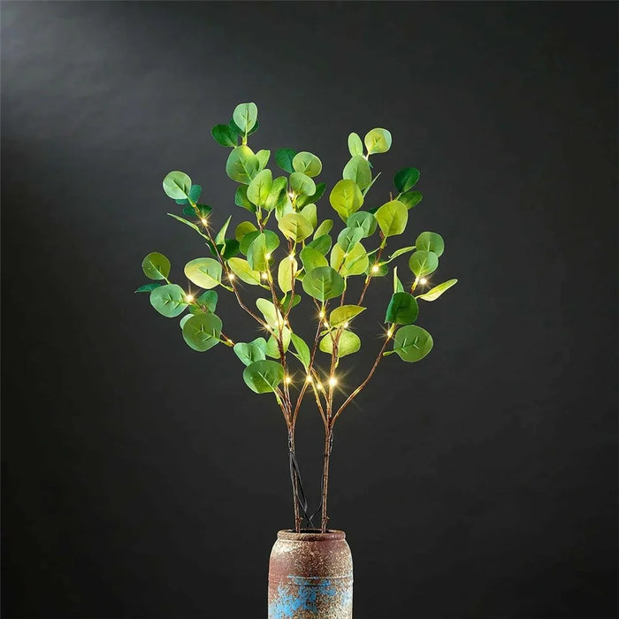Realistic Branch Leaf Light Creative Illuminated Tree Ambient Light Home Decor - Apple Leaf Tree - 6