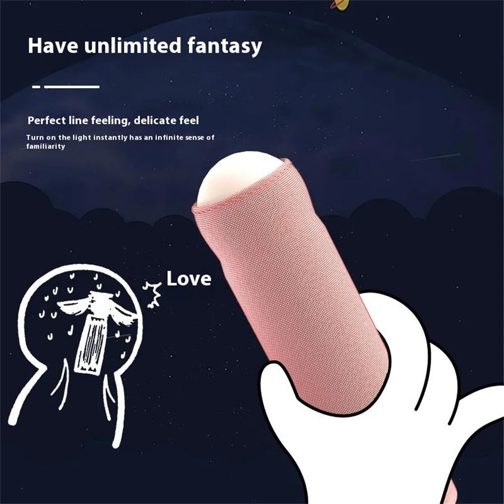 Creative Hand Pull LED Night Light Eye Protection Atmosphere Table Lamp for Bedroom - Pink - 3