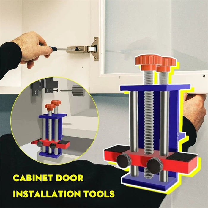Aluminum Alloy Cabinet Door Installation Tool Cabinet Clamp for DIY Woodworking - 3