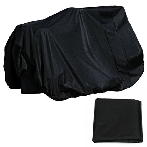 270x180x89cm Lawn Mower Cover 420D Fabric Waterproof Dustproof UV Protection Mower Protector - 1