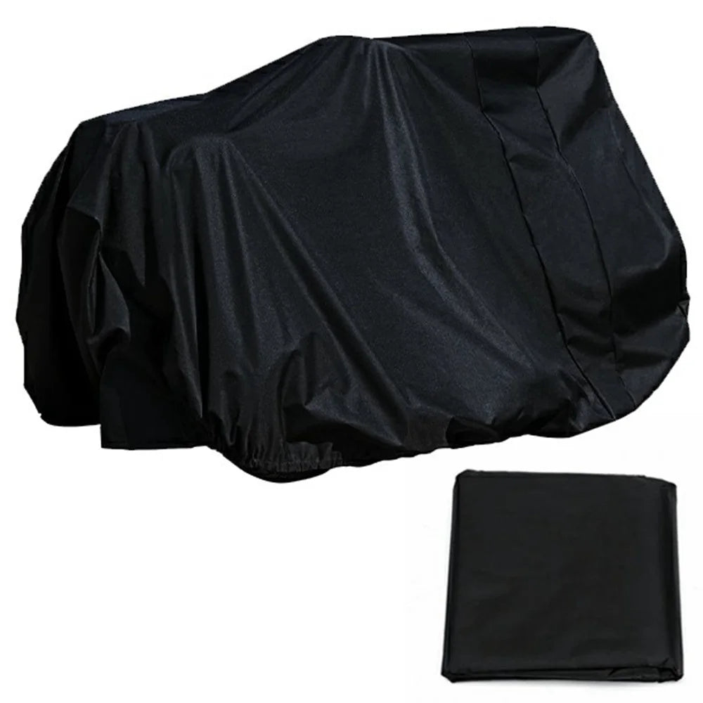 270x180x89cm Lawn Mower Cover 420D Fabric Waterproof Dustproof UV Protection Mower Protector - 1