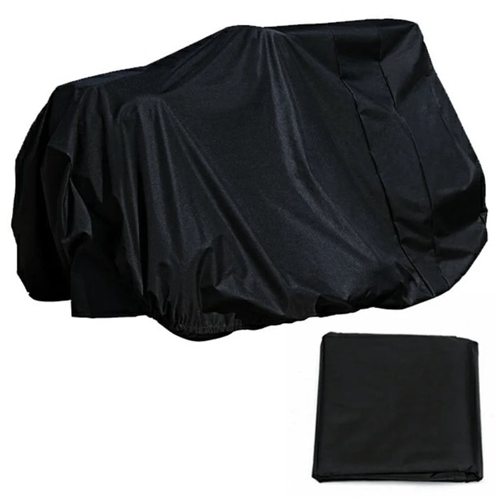 270x180x89cm Lawn Mower Cover 420D Fabric Waterproof Dustproof UV Protection Mower Protector - 1