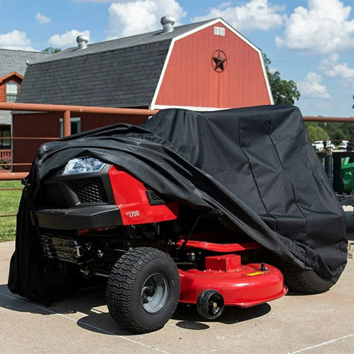 270x180x89cm Lawn Mower Cover 420D Fabric Waterproof Dustproof UV Protection Mower Protector - 4