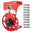 Plastic Disc Handheld Cable Wire Stripper Adjustable Manual Wire Stripping Tool with 10 Blades - 1