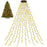 3m 300-Light Christmas Tree Decor Lamp Waterfall Hanging Christmas Gift LED Light Strings, EU Plug - Warm White Light - 1
