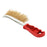 Multi-Purpose Copper Plated Steel Wire Brush for Metal Rust Removal Cleaning Deburring Tool - 3