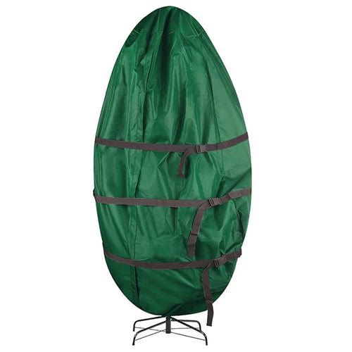Upright Christmas Tree Storage Bags 30 x 58 inch 420D Polyester Tree Covers with Fixed Buckle, Zipper - 1