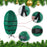 Upright Christmas Tree Storage Bags 34 x 75 inch 420D Polyester Tree Covers with Fixed Buckle, Zipper - 3