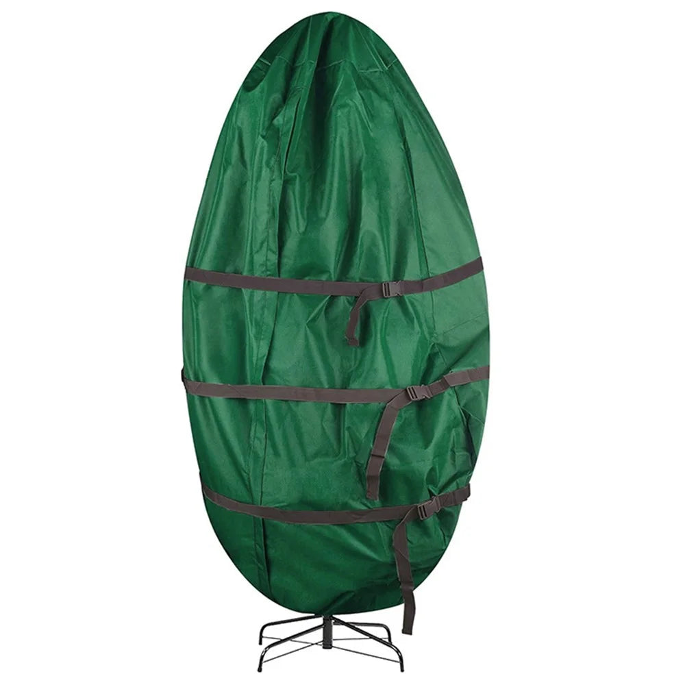 Upright Christmas Tree Storage Bags 45 x 94 inch 420D Polyester Tree Covers with Fixed Buckle, Zipper - 1
