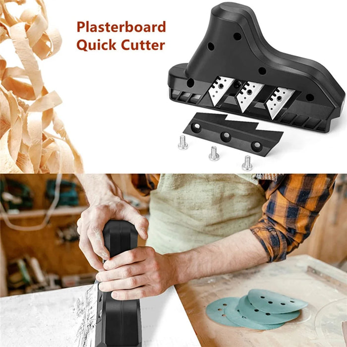Quick Drywall Cutter with Blade Hand Plane Gypsum Board Drywall Edge Chamfer Woodworking Trimmer - 5