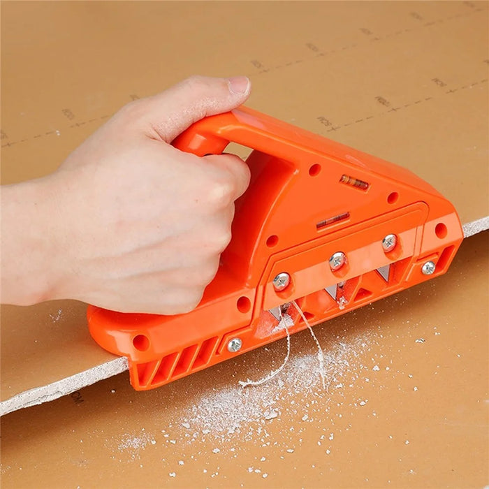 Drywall Edge Trimmer 60° with Level - Portable Gypsum Board Chamfer Tool - 7